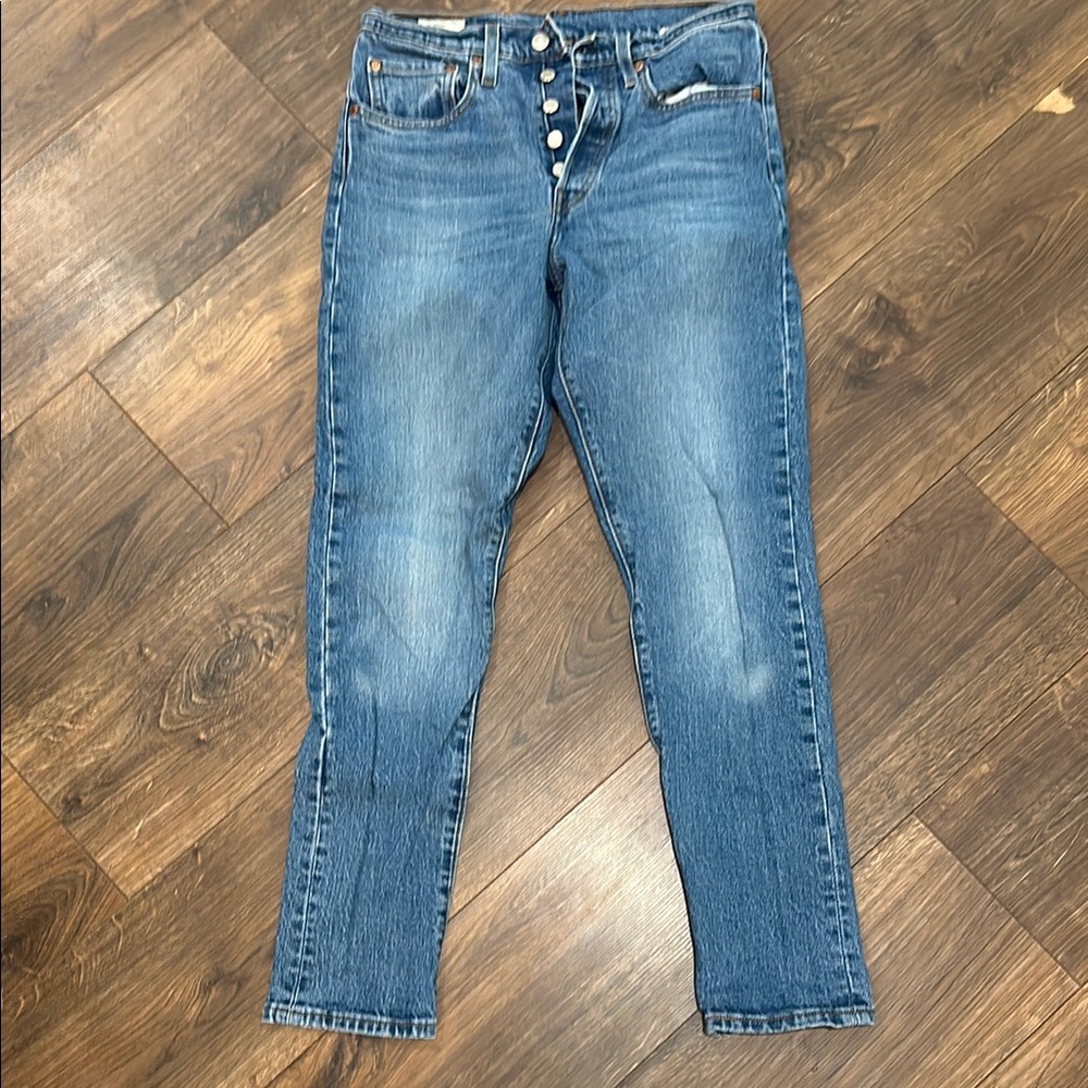 Levi’s 501 S Skinny Classic Blue Women's Jeans 26x28